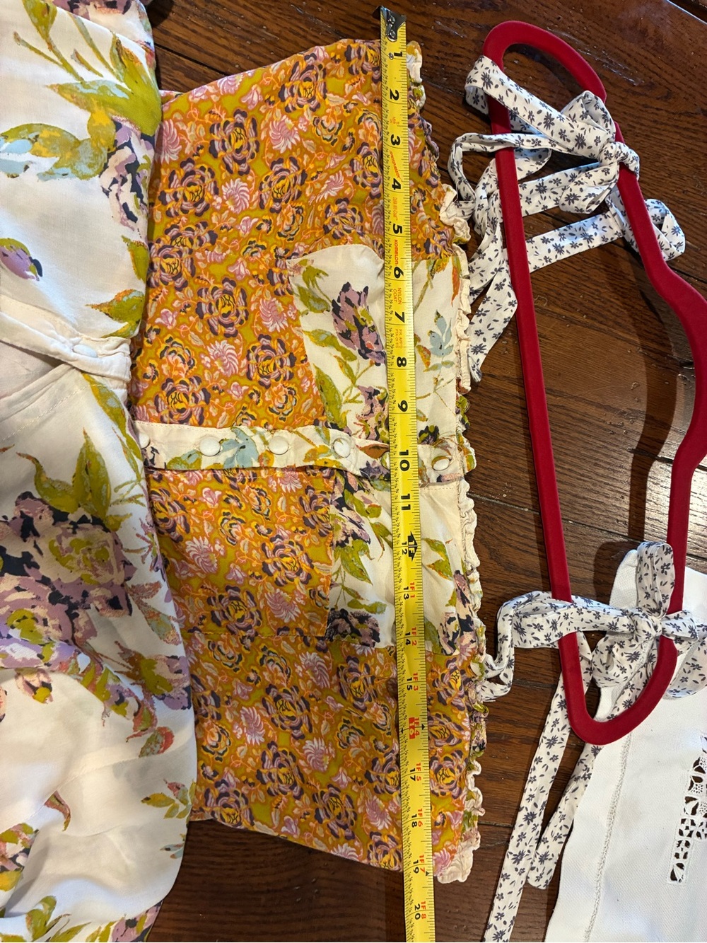 Free People Cream Maxi Dress with Mustard and Lilac Floral - Picture 7 of 8